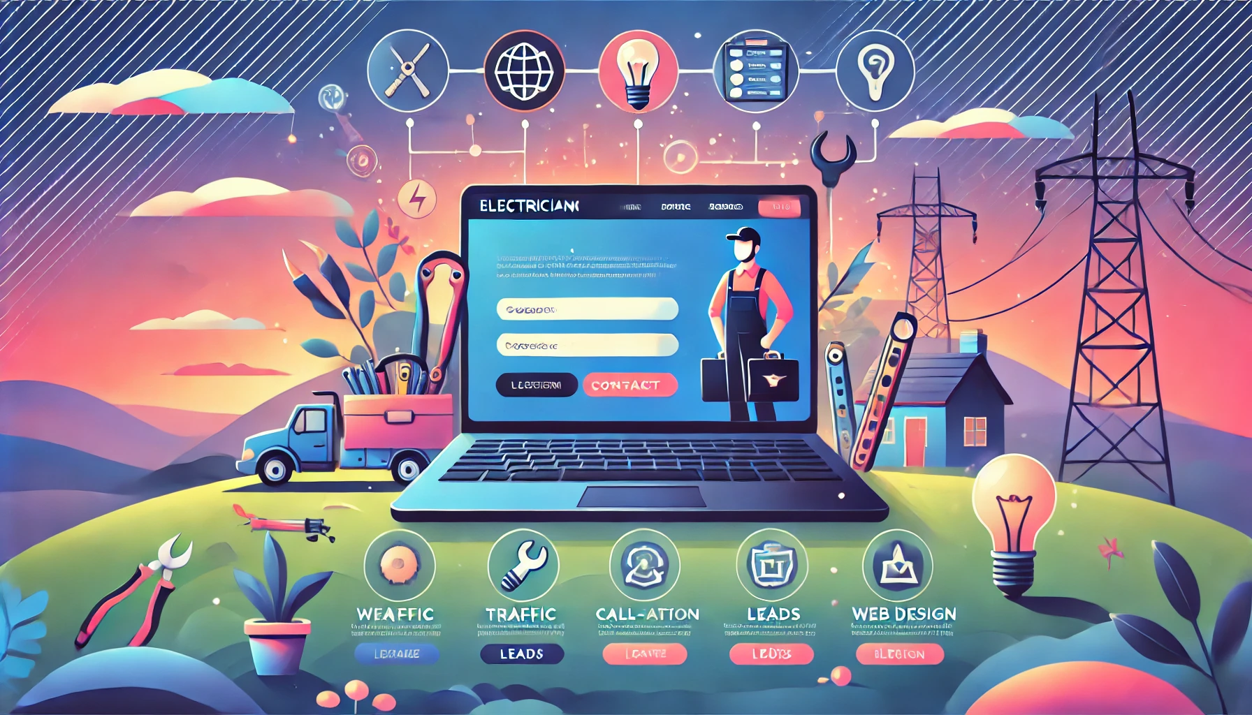 Web Design for Electricians