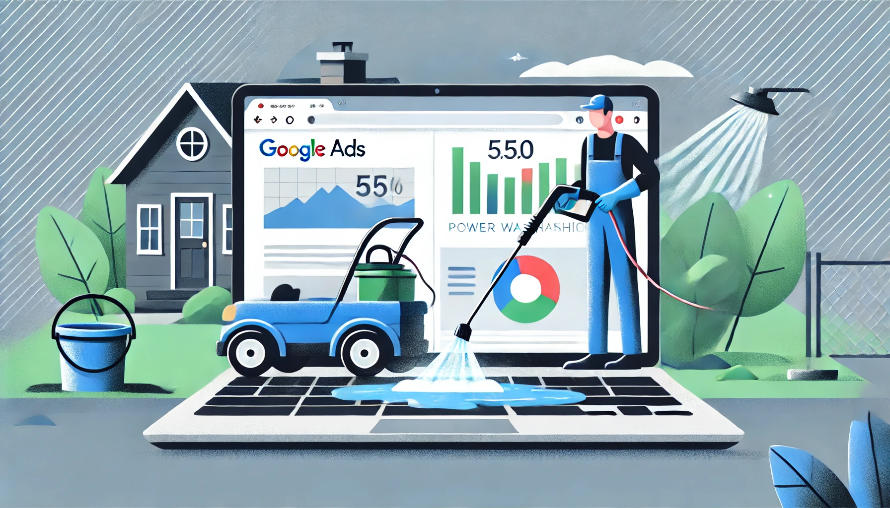 Google Ads for Power Washer Companies