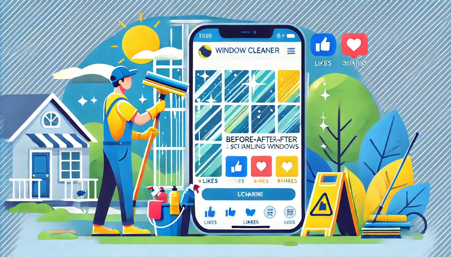 Social Media Leads for Window Cleaners